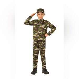 NEW Military Halloween Costume for Children, Boys